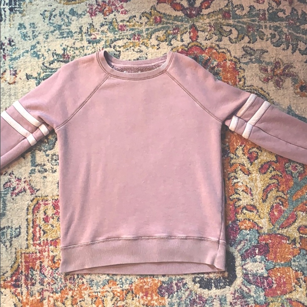 light purple crew neck